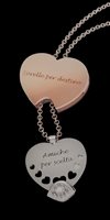 Collana Golay Donna Dedica  Amami in Oro Diamante 0.01 Ct GD676DRBA - GD676DRBA